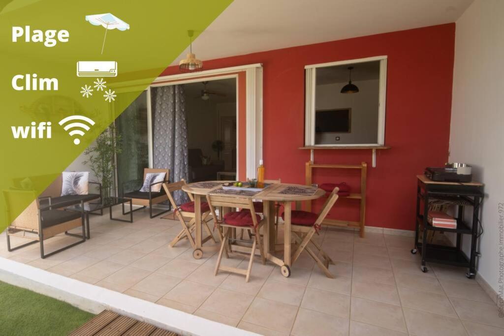 Spacieux T2 Avec Exterieur : Chez Thomas Les Trois-Ilets Zewnętrze zdjęcie